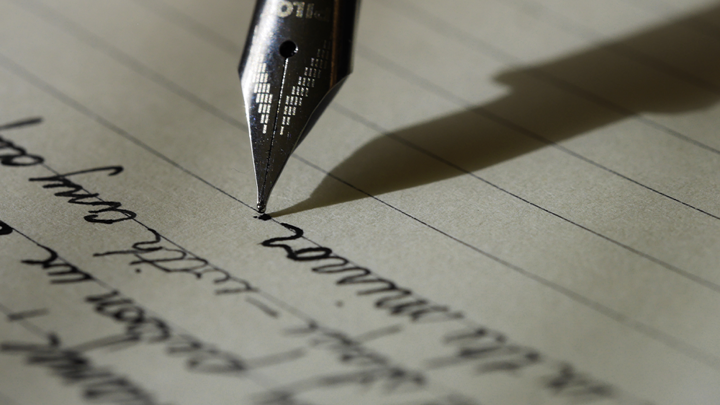 Writing With Fountain Pen (1)